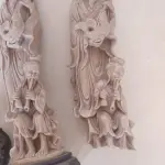 LOTE 037 - ESCULTURA CHINESAS PRA RESTAURAR (NO ESTADO)