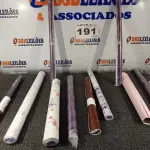 LOTE 191 - 13 – PAPEIS DE PAREDE DIVERSOS (NO ESTADO, NÃO SABEMOS SE FUNCIONA. LEILÃO NÃO TEM GARANTIA E NEM DEVOLUÇÃO, SUJEITO A POSSÍVEIS AVARIAS VISÍVEIS/OCULTAS E/OU AUSÊNCIA DE COMPONENTES)