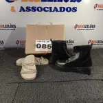 LOTE 085 - 02 – PARES DE CALÇADOS FEMININOS Nº 38 (NO ESTADO, NÃO SABEMOS SE FUNCIONA. LEILÃO NÃO TEM GARANTIA E NEM DEVOLUÇÃO, SUJEITO A POSSÍVEIS AVARIAS VISÍVEIS/OCULTAS E/OU AUSÊNCIA DE COMPONENTES)