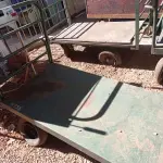LOTE 630 - 01 CARRINHO PARA TRANSPORTE DE CARGAS COM AVARIAS. (NO ESTADO) ATENÇÃO! FAZER A VISITAÇÃO ANTES DE ARREMATAR, NÃO SABEMOS SE FUNCIONA. LEILÃO NÃO TEM GARANTIA E NEM DEVOLUÇÃO, SUJEITO A POSSÍVEIS AVARIAS VISÍVEIS/OCULTAS E/OU AUSÊNCIA DE COMPONENTES.