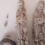 LOTE 037 - ESCULTURA CHINESAS PRA RESTAURAR (NO ESTADO)