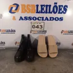 LOTE 043 - 02 – PARES DE CALÇADOS FEMININO Nº 38 (NO ESTADO, NÃO SABEMOS SE FUNCIONA. LEILÃO NÃO TEM GARANTIA E NEM DEVOLUÇÃO, SUJEITO A POSSÍVEIS AVARIAS VISÍVEIS/OCULTAS E/OU AUSÊNCIA DE COMPONENTES)