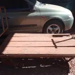 LOTE 628 - 01 CARRINHO PARA TRANSPORTE DE CARGAS COM AVARIAS. (NO ESTADO) ATENÇÃO! FAZER A VISITAÇÃO ANTES DE ARREMATAR, NÃO SABEMOS SE FUNCIONA. LEILÃO NÃO TEM GARANTIA E NEM DEVOLUÇÃO, SUJEITO A POSSÍVEIS AVARIAS VISÍVEIS/OCULTAS E/OU AUSÊNCIA DE COMPONENTES.