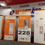 LOTE 228 - 04 - PENDENTES BRONZEARTE (NO ESTADO, NÃO SABEMOS SE FUNCIONA. LEILÃO NÃO TEM GARANTIA E NEM DEVOLUÇÃO, SUJEITO A POSSÍVEIS AVARIAS VISÍVEIS/OCULTAS E/OU AUSÊNCIA DE COMPONENTES)