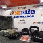 LOTE 146 - 09 – ITENS DE EXERCÍCIOS (NO ESTADO, NÃO SABEMOS SE FUNCIONA. LEILÃO NÃO TEM GARANTIA E NEM DEVOLUÇÃO, SUJEITO A POSSÍVEIS AVARIAS VISÍVEIS/OCULTAS E/OU AUSÊNCIA DE COMPONENTES)