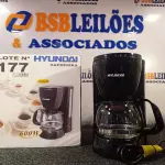 LOTE 177 - 01 - CAFETEIRA ELÉTRICA HYUNDAI P/ 12 XICARAS (NO ESTADO, NÃO SABEMOS SE FUNCIONA. LEILÃO NÃO TEM GARANTIA E NEM DEVOLUÇÃO, SUJEITO A POSSÍVEIS AVARIAS VISÍVEIS/OCULTAS E/OU AUSÊNCIA DE COMPONENTES)