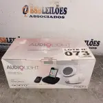 LOTE 073 - 01 - SISTEMA DE SOM E ILUMINAÇÃO SEM FIO (NO ESTADO, NÃO SABEMOS SE FUNCIONA. LEILÃO NÃO TEM GARANTIA E NEM DEVOLUÇÃO, SUJEITO A POSSÍVEIS AVARIAS VISÍVEIS/OCULTAS E/OU AUSÊNCIA DE COMPONENTES)