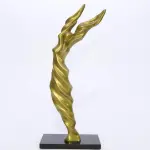 LOTE 016 - ESCULTURA EM BRONZE ARTISTA PIAZI 30 CM DE ALTURA PEÇA RECONHECIDA E ASSINADA (NO ESTADO)