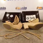 LOTE 036 - 02 – PARES DE CALÇADOS FEMININO Nº 35 (NO ESTADO, NÃO SABEMOS SE FUNCIONA. LEILÃO NÃO TEM GARANTIA E NEM DEVOLUÇÃO, SUJEITO A POSSÍVEIS AVARIAS VISÍVEIS/OCULTAS E/OU AUSÊNCIA DE COMPONENTES)
