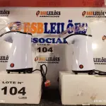 LOTE 104 - 02 – PIPOQUEIRAS ELÉTRICAS (NO ESTADO, NÃO SABEMOS SE FUNCIONA. LEILÃO NÃO TEM GARANTIA E NEM DEVOLUÇÃO, SUJEITO A POSSÍVEIS AVARIAS VISÍVEIS/OCULTAS E/OU AUSÊNCIA DE COMPONENTES)