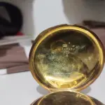 LOTE 006 - RELÓGIO BOLSO VACHERON CONSTANTIN ORIGINAL OURO 18K PESANDO TOTAL DE 135 GRAMAS ORIGINAL FUNCIONANDO PERFEITAMENTE (NO ESTADO)