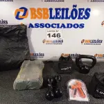 LOTE 146 - 09 – ITENS DE EXERCÍCIOS (NO ESTADO, NÃO SABEMOS SE FUNCIONA. LEILÃO NÃO TEM GARANTIA E NEM DEVOLUÇÃO, SUJEITO A POSSÍVEIS AVARIAS VISÍVEIS/OCULTAS E/OU AUSÊNCIA DE COMPONENTES)