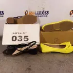 LOTE 035 - 02 – PARES DE CALÇADOS FEMININO Nº 37 (NO ESTADO, NÃO SABEMOS SE FUNCIONA. LEILÃO NÃO TEM GARANTIA E NEM DEVOLUÇÃO, SUJEITO A POSSÍVEIS AVARIAS VISÍVEIS/OCULTAS E/OU AUSÊNCIA DE COMPONENTES)