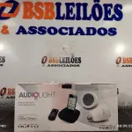 LOTE 128 - 01 - SISTEMA DE SOM E ILUMINAÇÃO SEM FIO (NO ESTADO, NÃO SABEMOS SE FUNCIONA. LEILÃO NÃO TEM GARANTIA E NEM DEVOLUÇÃO, SUJEITO A POSSÍVEIS AVARIAS VISÍVEIS/OCULTAS E/OU AUSÊNCIA DE COMPONENTES)