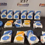 LOTE 237 - 17 - GUIAS RETRÁTIL P/COLEIRA 5 METROS PARA PETS COM TRAVA (NO ESTADO, NÃO SABEMOS SE FUNCIONA. LEILÃO NÃO TEM GARANTIA E NEM DEVOLUÇÃO, SUJEITO A POSSÍVEIS AVARIAS VISÍVEIS/OCULTAS E/OU AUSÊNCIA DE COMPONENTES)