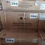 LOTE 394 - 01 - KIT AR CONDICIONADO MULTI SPLIT LG 18000 BTUS 220VOLTS COM 2 EVAPORADORAS (NO ESTADO, NÃO SABEMOS SE FUNCIONA. LEILÃO NÃO TEM GARANTIA E NEM DEVOLUÇÃO, SUJEITO A POSSÍVEIS AVARIAS VISÍVEIS/OCULTAS E/OU AUSÊNCIA DE COMPONENTES)
