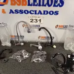 LOTE 231 - 09 – TORNEIRAS DIVERSAS (NO ESTADO, NÃO SABEMOS SE FUNCIONA. LEILÃO NÃO TEM GARANTIA E NEM DEVOLUÇÃO, SUJEITO A POSSÍVEIS AVARIAS VISÍVEIS/OCULTAS E/OU AUSÊNCIA DE COMPONENTES)