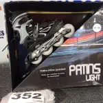 LOTE 352 - 01 – PATINS LIGHT Nº 33 AO 36 (NO ESTADO, NÃO SABEMOS SE FUNCIONA. LEILÃO NÃO TEM GARANTIA E NEM DEVOLUÇÃO, SUJEITO A POSSÍVEIS AVARIAS VISÍVEIS/OCULTAS E/OU AUSÊNCIA DE COMPONENTES)