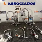 LOTE 265 - 05 – TORNEIRAS DIVERSAS (NO ESTADO, NÃO SABEMOS SE FUNCIONA. LEILÃO NÃO TEM GARANTIA E NEM DEVOLUÇÃO, SUJEITO A POSSÍVEIS AVARIAS VISÍVEIS/OCULTAS E/OU AUSÊNCIA DE COMPONENTES)