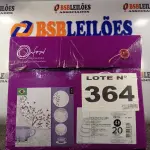 LOTE 364 - 01 – CONJUNTO DE JANTAR (NO ESTADO, NÃO SABEMOS SE FUNCIONA. LEILÃO NÃO TEM GARANTIA E NEM DEVOLUÇÃO, SUJEITO A POSSÍVEIS AVARIAS VISÍVEIS/OCULTAS E/OU AUSÊNCIA DE COMPONENTES)