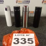 LOTE 335 - 04 – GARRAFAS TÉRMICAS (NO ESTADO, NÃO SABEMOS SE FUNCIONA. LEILÃO NÃO TEM GARANTIA E NEM DEVOLUÇÃO, SUJEITO A POSSÍVEIS AVARIAS VISÍVEIS/OCULTAS E/OU AUSÊNCIA DE COMPONENTES)
