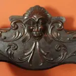 LOTE 162 - RARA CADEIRA SAVANAROLA  TAMANHO 93X55X75 (NO ESTADO)