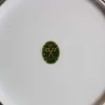LOTE 094 - RARO PRATO DE COLEÇÃO PORCELANA ALEMÃ, FIO DE OURO, EM EXCELENTE 26CM DIÂMETRO. (NO ESTADO)