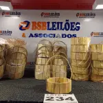 LOTE 234 - 36 – CESTAS DE MADEIRA (NO ESTADO, NÃO SABEMOS SE FUNCIONA. LEILÃO NÃO TEM GARANTIA E NEM DEVOLUÇÃO, SUJEITO A POSSÍVEIS AVARIAS VISÍVEIS/OCULTAS E/OU AUSÊNCIA DE COMPONENTES)