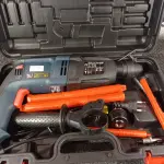 LOTE 378 - 01 - MARTELETE ROMPEDOR ROTARY HAMMER 970W 220 VOLTS (NO ESTADO, NÃO SABEMOS SE FUNCIONA. LEILÃO NÃO TEM GARANTIA E NEM DEVOLUÇÃO, SUJEITO A POSSÍVEIS AVARIAS VISÍVEIS/OCULTAS E/OU AUSÊNCIA DE COMPONENTES)
