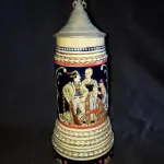 LOTE 073 - DUAS ANTIGAS E RARAS TANKARDS, CIRCA DE 1940 (NO ESTADO)