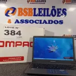 LOTE 384 - 01 - NOTEBOOK INTEL CORE I3 4GB RAM HD 120GB SSD (NO ESTADO, NÃO SABEMOS SE FUNCIONA. LEILÃO NÃO TEM GARANTIA E NEM DEVOLUÇÃO, SUJEITO A POSSÍVEIS AVARIAS VISÍVEIS/OCULTAS E/OU AUSÊNCIA DE COMPONENTES)