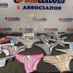 LOTE 298 - 16 – CALCINHAS DIVERSAS (NO ESTADO, NÃO SABEMOS SE FUNCIONA. LEILÃO NÃO TEM GARANTIA E NEM DEVOLUÇÃO, SUJEITO A POSSÍVEIS AVARIAS VISÍVEIS/OCULTAS E/OU AUSÊNCIA DE COMPONENTES)