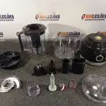 LOTE 399 - 01 - MULTIPROCESSADOR PHILCO 5 EM 1 TURBO 900W (NO ESTADO, NÃO SABEMOS SE FUNCIONA. LEILÃO NÃO TEM GARANTIA E NEM DEVOLUÇÃO, SUJEITO A POSSÍVEIS AVARIAS VISÍVEIS/OCULTAS E/OU AUSÊNCIA DE COMPONENTES)