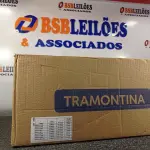 LOTE 361 - 01 - JOGO DE PANELA TRAMONTINA 15 PEÇAS (NO ESTADO, NÃO SABEMOS SE FUNCIONA. LEILÃO NÃO TEM GARANTIA E NEM DEVOLUÇÃO, SUJEITO A POSSÍVEIS AVARIAS VISÍVEIS/OCULTAS E/OU AUSÊNCIA DE COMPONENTES)