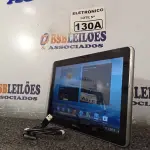 LOTE 130 - 01 TABLETE SAMSUNG TAB 2  16GB, WIFI, MODELO GT-P5110 (NO ESTADO, NÃO SABEMOS SE FUNCIONA. LEILÃO NÃO TEM GARANTIA E NEM DEVOLUÇÃO, SUJEITO A POSSÍVEIS AVARIAS VISÍVEIS/OCULTAS E/OU AUSÊNCIA DE COMPONENTES)