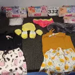 LOTE 332 - 31 – PEÇAS DE ROUPAS INFANTIL DIVERSAS (NO ESTADO, NÃO SABEMOS SE FUNCIONA. LEILÃO NÃO TEM GARANTIA E NEM DEVOLUÇÃO, SUJEITO A POSSÍVEIS AVARIAS VISÍVEIS/OCULTAS E/OU AUSÊNCIA DE COMPONENTES)