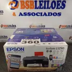 LOTE 360 - 01 - IMPRESSORA EPSON ECOTANK L1250, TANQUE DE TINTA WIRELESS, BIVOLT (NO ESTADO, NÃO SABEMOS SE FUNCIONA. LEILÃO NÃO TEM GARANTIA E NEM DEVOLUÇÃO, SUJEITO A POSSÍVEIS AVARIAS VISÍVEIS/OCULTAS E/OU AUSÊNCIA DE COMPONENTES)