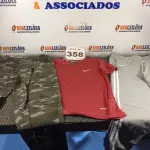 LOTE 358 - 08 – PEÇAS DE ROUPAS MASCULINAS (NO ESTADO, NÃO SABEMOS SE FUNCIONA. LEILÃO NÃO TEM GARANTIA E NEM DEVOLUÇÃO, SUJEITO A POSSÍVEIS AVARIAS VISÍVEIS/OCULTAS E/OU AUSÊNCIA DE COMPONENTES)