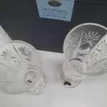 LOTE 083 - 6 TAÇAS BOHEMIA. MEDIDAS DAS TAÇAS 21 CM ALT X 6, DIÂMETRO SEM USO(NO ESTADO)