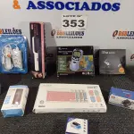 LOTE 353 - 10 - ITENS DE TECNOLOGIA DIVERSOS (NO ESTADO, NÃO SABEMOS SE FUNCIONA. LEILÃO NÃO TEM GARANTIA E NEM DEVOLUÇÃO, SUJEITO A POSSÍVEIS AVARIAS VISÍVEIS/OCULTAS E/OU AUSÊNCIA DE COMPONENTES)