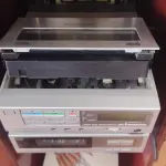 LOTE 344 - VÍDEO CASSETE PANASONIC PV-8.000  STEREO  FUNCIONANDO PERFEITAMENTE (NO ESTADO)