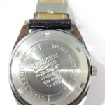 LOTE 276 - RELÓGIO RARO CITIZEN, MOSTRADOR NA TON AZUL SINALIZA DIA DO MÊS E SEMANA, AUTOMÁTICO, MECANISMO COM 21 SAFIRAS OU RUBIS, A PROVA D'ÁGUA, CAIXA EM AÇO, PULSEIRA EM COURO, (NO ESTADO)