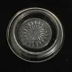 LOTE 237 - LINDOS PORTA-COPOS EM CRISTAL, IMPORTADOS ITÁLIA OBS: 2 ESTÃO COM MÍNIMOS BICADOS). 2 X 10CM (NO ESTADO)
