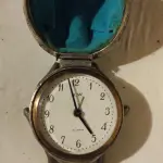 LOTE 280 - RELÓGIO ANTIGO MÁQUINA À CORDA B.W. R$ (NO ESTADO)