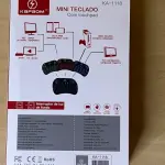 LOTE 017 - 01 TECLADO MINI PORTÁTIL SMART USB(NO ESTADO)