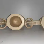 LOTE 261 - ARTE ORIENTAL - ESCULTURA DRAGÃO FEITO EM OSSO  PEÇA MUITO RARA DE ANOS 50, 30 CM ALTURA 30 DE COMPRIMENTO (NO ESTADO)