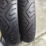 LOTE 367 - DOIS PNEUS DE  MOTO 130/70.17 MC (NO ESTADO)