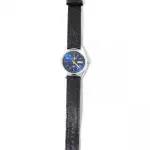 LOTE 276 - RELÓGIO RARO CITIZEN, MOSTRADOR NA TON AZUL SINALIZA DIA DO MÊS E SEMANA, AUTOMÁTICO, MECANISMO COM 21 SAFIRAS OU RUBIS, A PROVA D'ÁGUA, CAIXA EM AÇO, PULSEIRA EM COURO, (NO ESTADO)