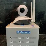 LOTE 286 - CÂMERA IP PANTILT WIFI PSP SERVICES- CÂMERA DE VIGILÂNCIA QUE PODE SER CONTROLADA PELO CELULAR, (NO ESTADO)