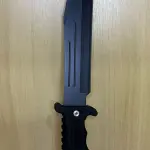 LOTE 046 - 01 FACÃO ESPORTIVO PRETO(NO ESTADO)
